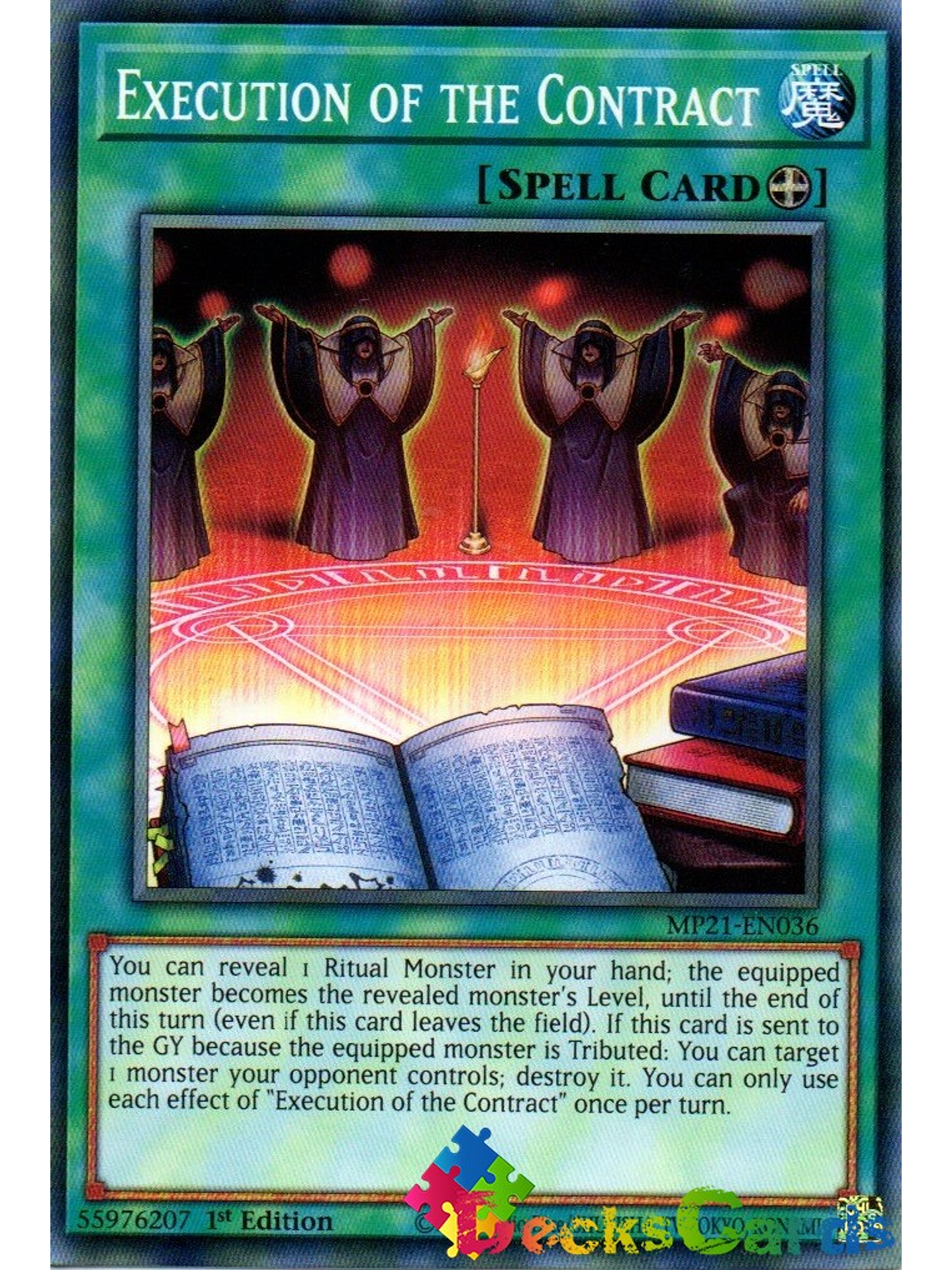 Execution of the Contract - MP21-EN036 - Common 1st Edition 1