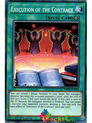 Execution of the Contract - MP21-EN036 - Common 1st Edition