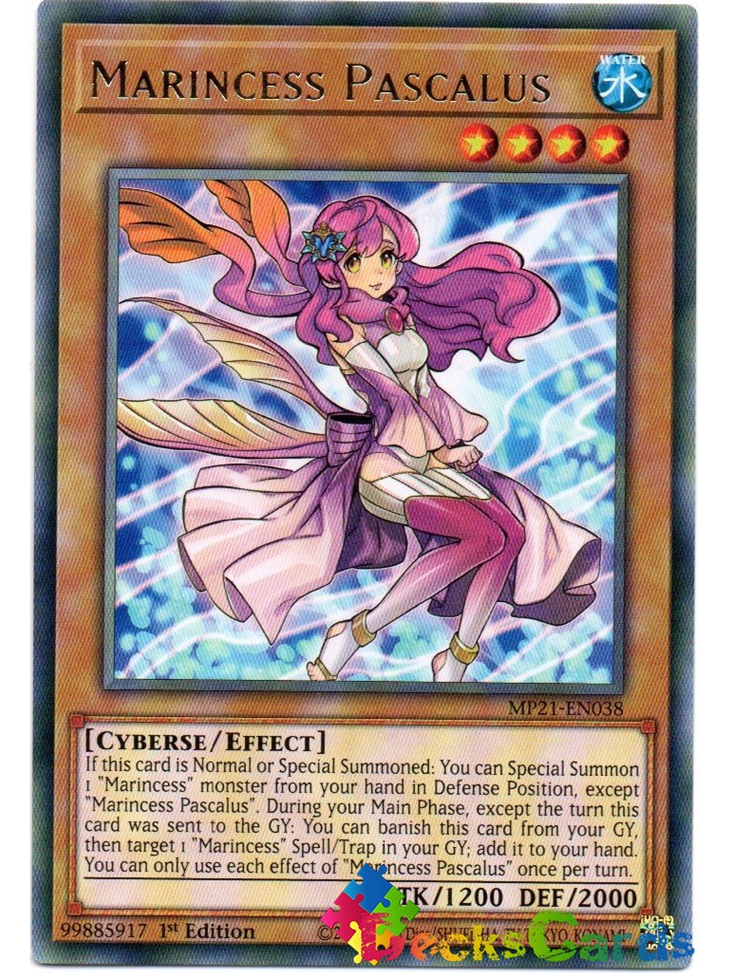 Marincess Pascalus - MP21-EN038 - Rare 1st Edition 1