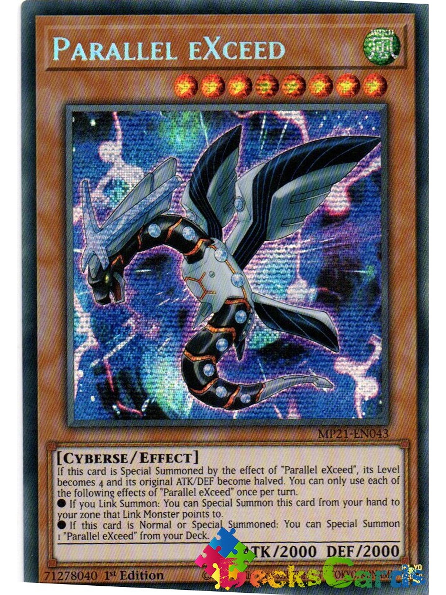 Parallel eXceed - MP21-EN043 - Prismatic Secret Rare 1st Edition 1