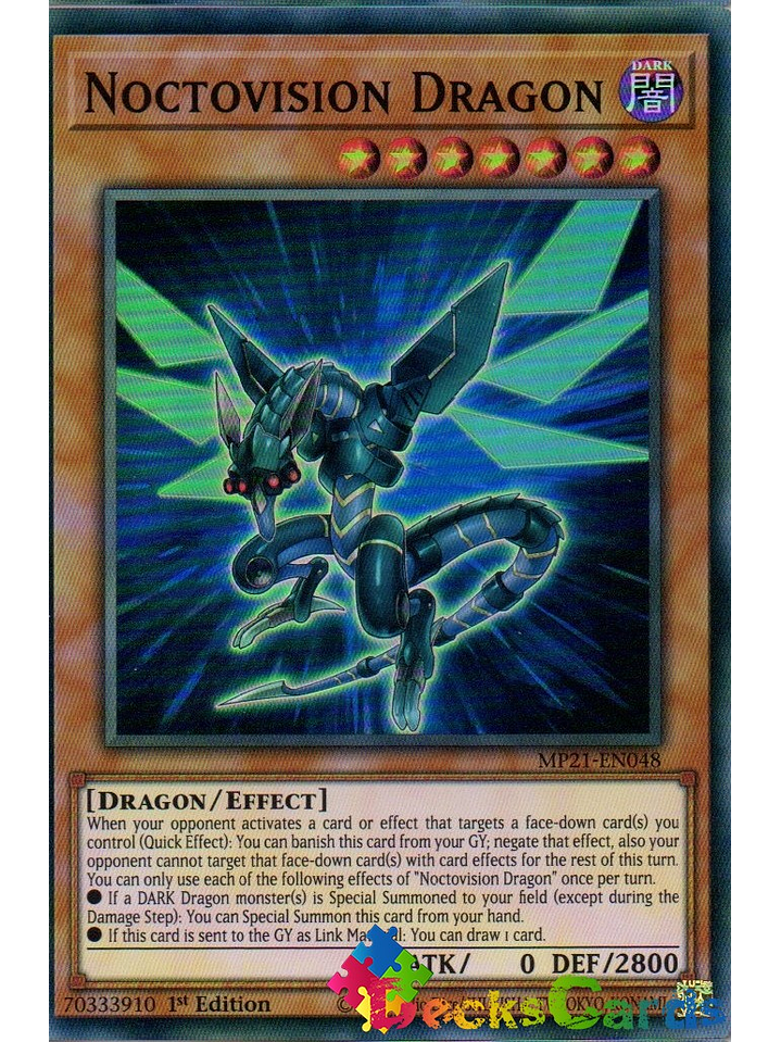 Noctovision Dragon - MP21-EN048 - Super Rare 1st Edition 1