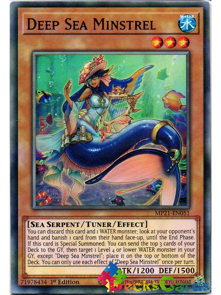 Deep Sea Minstrel - MP21-EN051 - Common 1st Edition 1