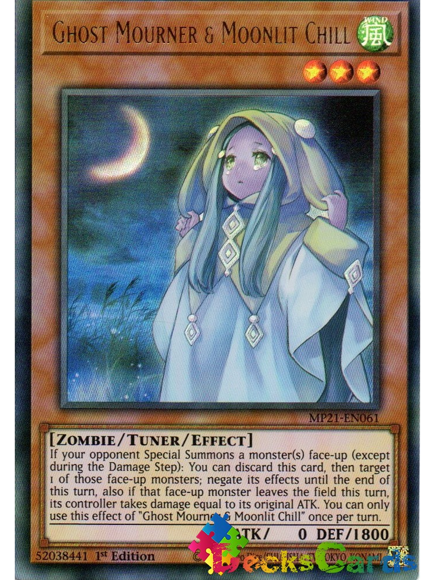 Ghost Mourner & Moonlit Chill - MP21-EN061 - Ultra Rare 1st Edition 1