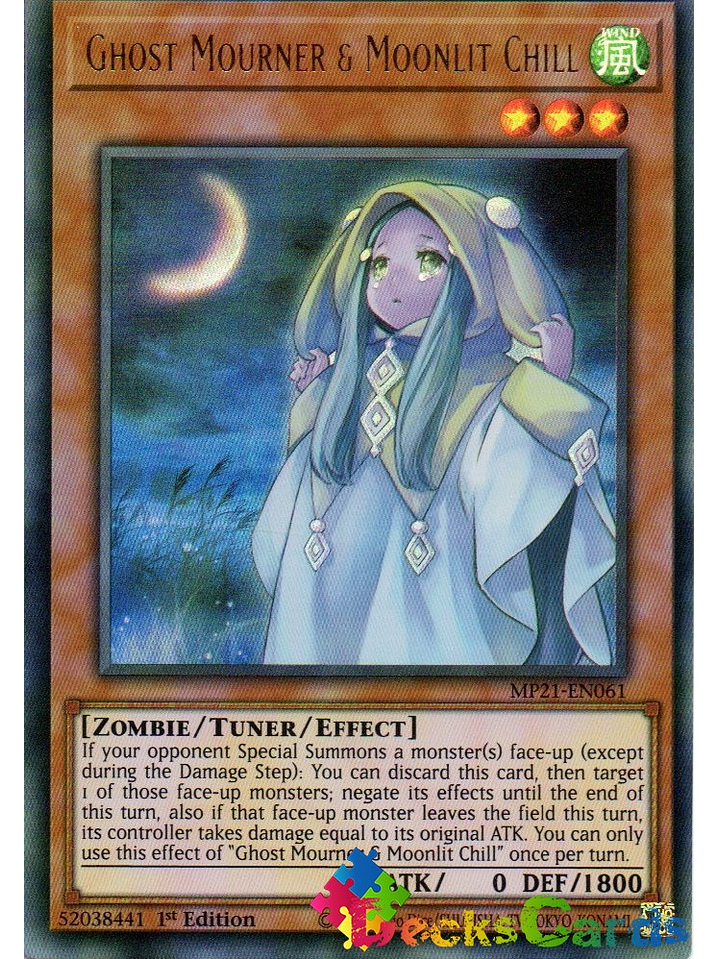 Ghost Mourner & Moonlit Chill - MP21-EN061 - Ultra Rare 1st Edition 1