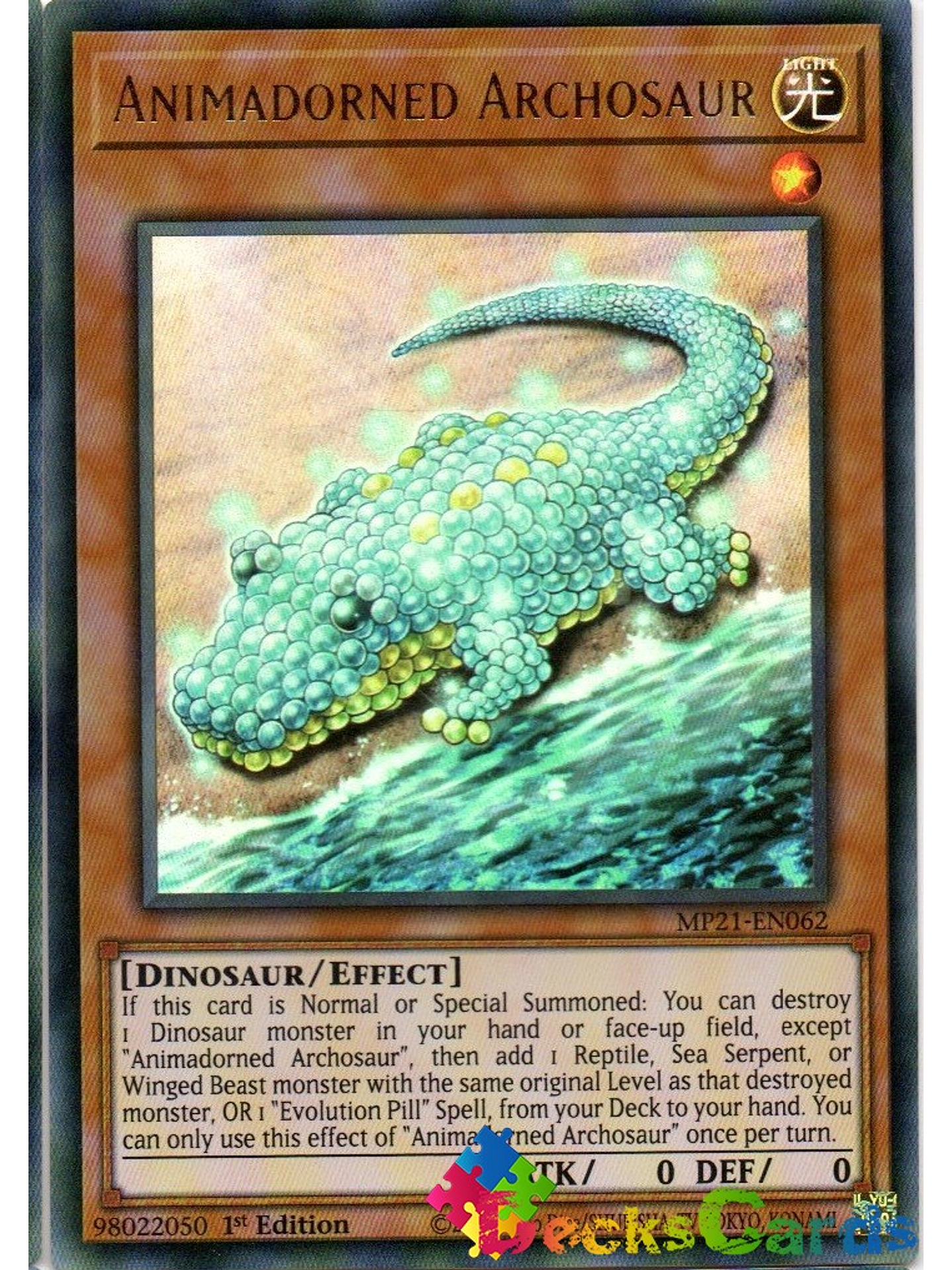 Animadorned Archosaur - MP21-EN062 - Ultra Rare 1st Edition 1