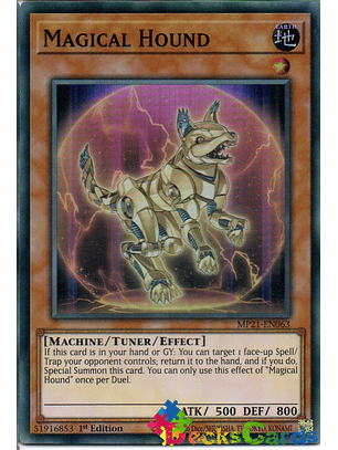 Magical Hound - MP21-EN063 - Super Rare 1st Edition