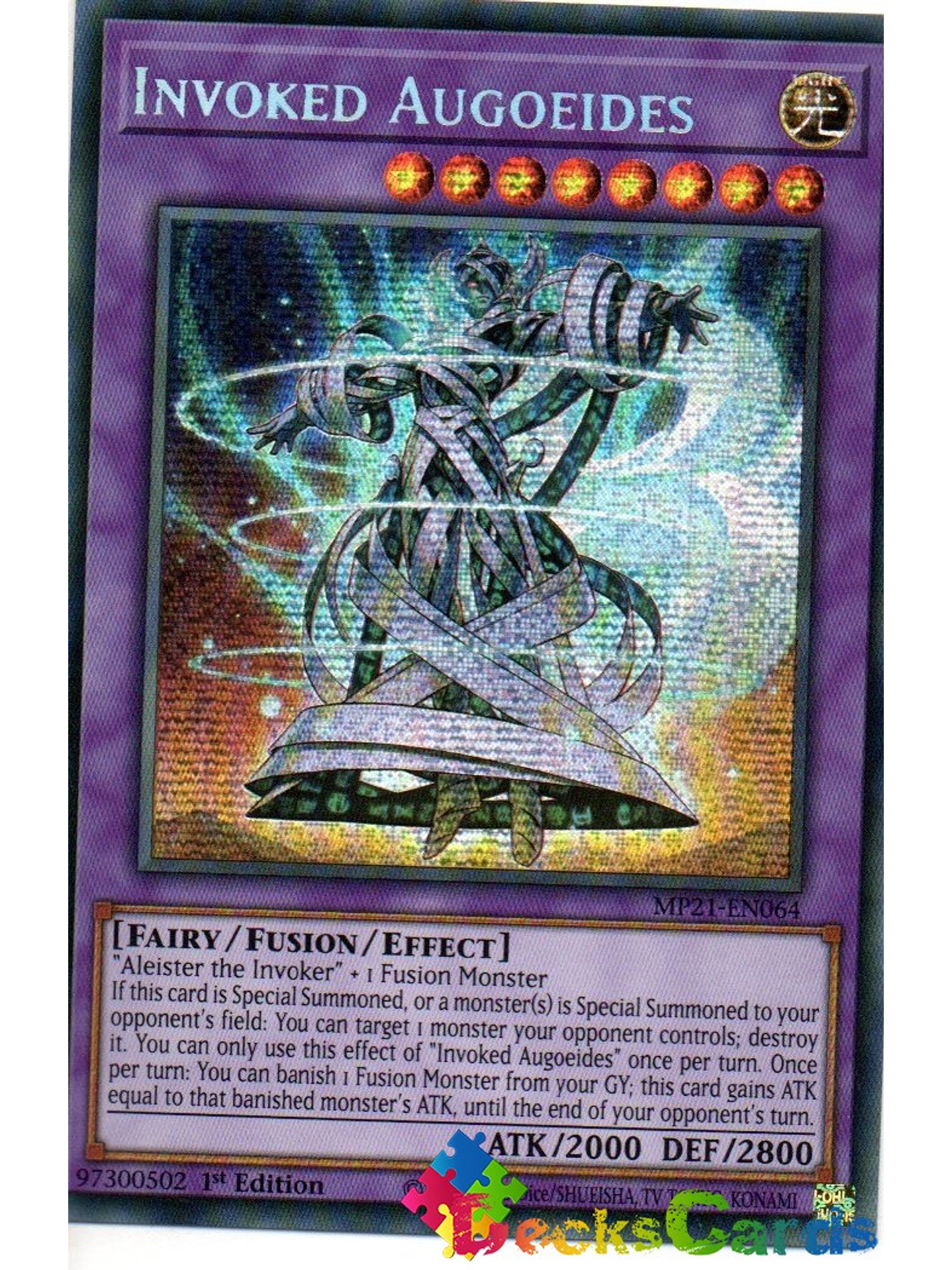 Invoked Augoeides - MP21-EN064 - Prismatic Secret Rare 1st Edition 1