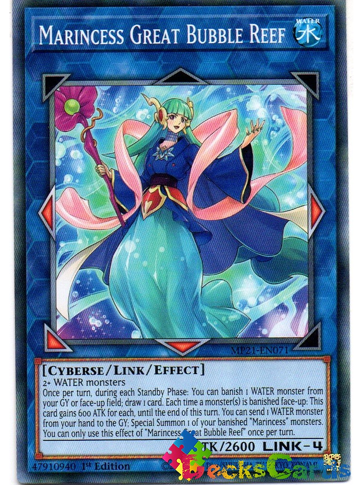 Marincess Great Bubble Reef - MP21-EN071 - Common 1st Edition 1