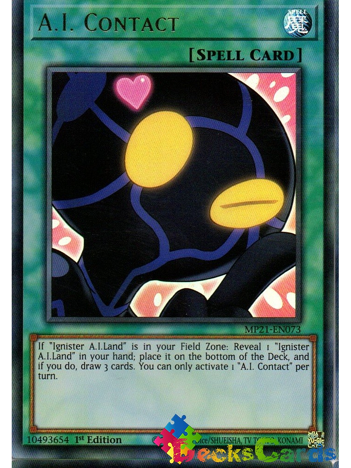 A.I. Contact - MP21-EN073 - Ultra Rare 1st Edition 1