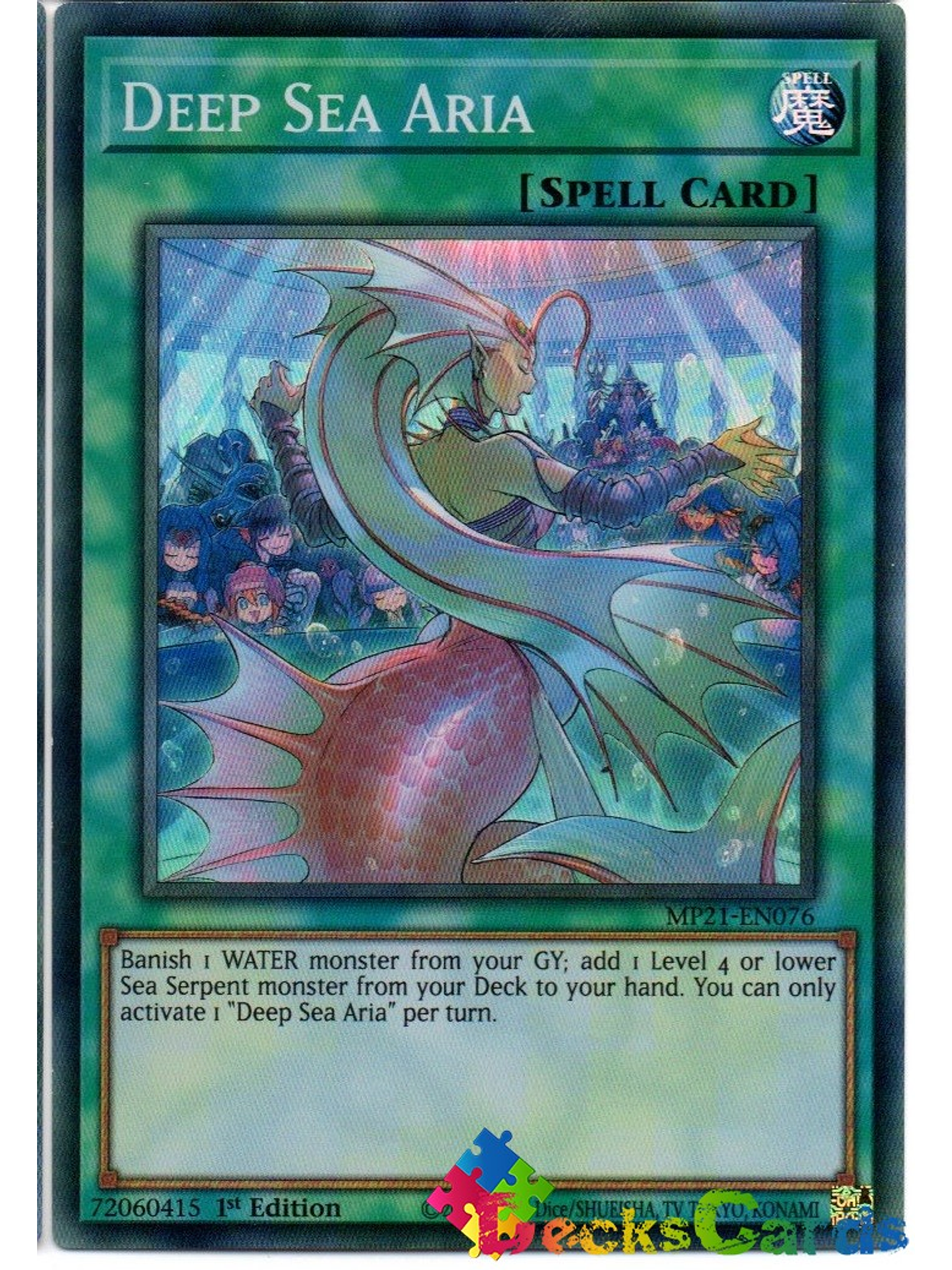 Deep Sea Aria - MP21-EN076 - Super Rare 1st Edition 1
