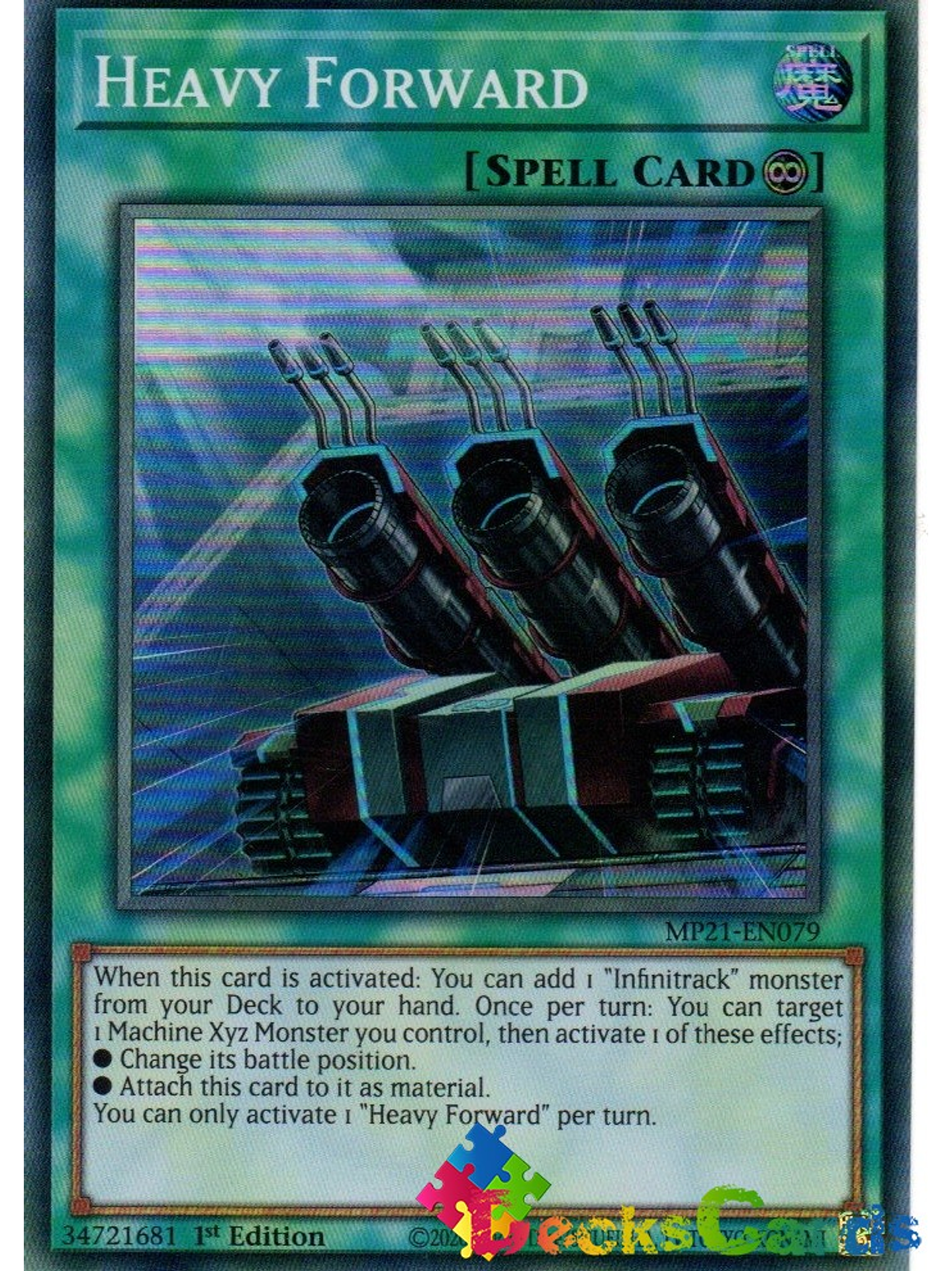 Heavy Forward - MP21-EN079 - Super Rare 1st Edition 1