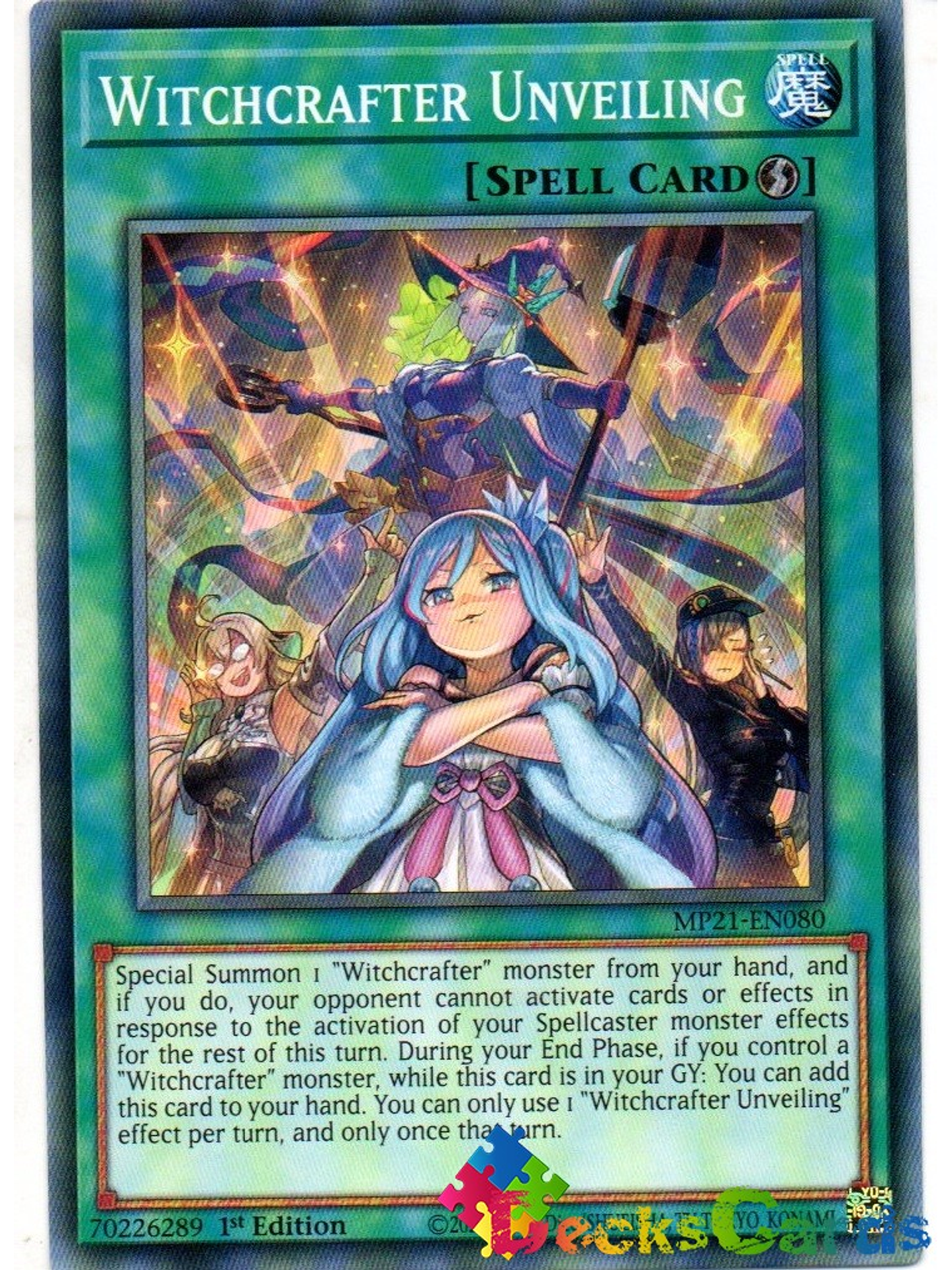 Witchcrafter Unveiling - MP21-EN080 - Common 1st Edition 1