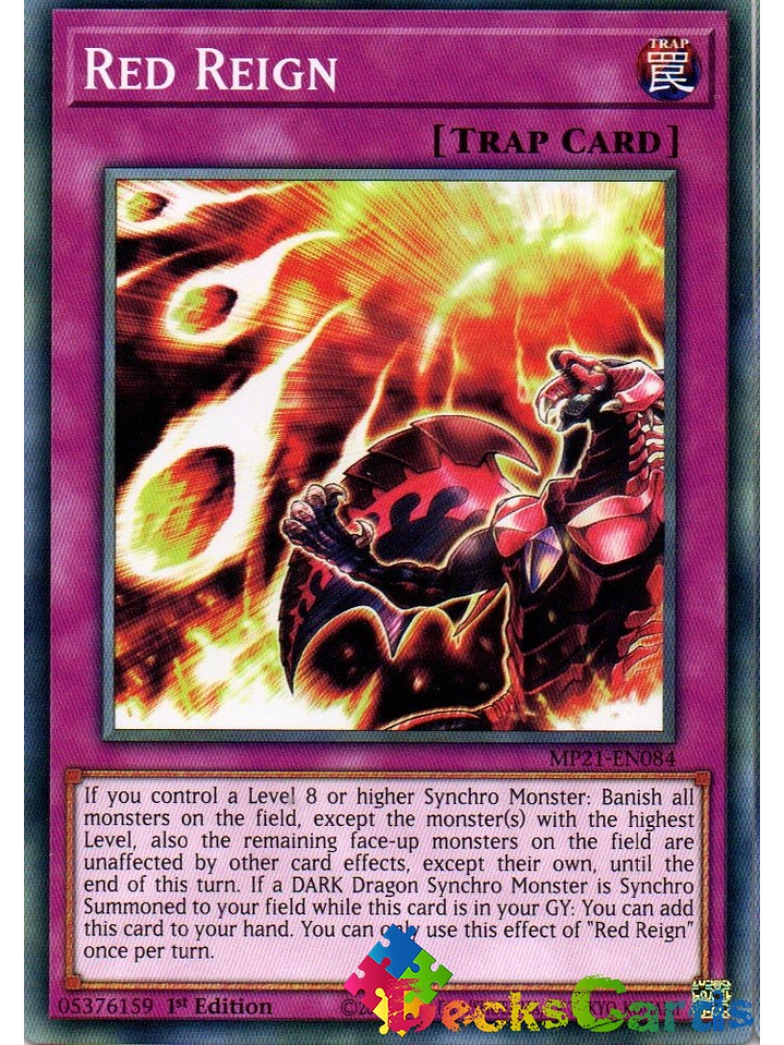 Red Reign - MP21-EN084 - Common 1st Edition 1