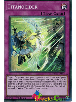 Titanocider - MP21-EN087 - Super Rare 1st Edition