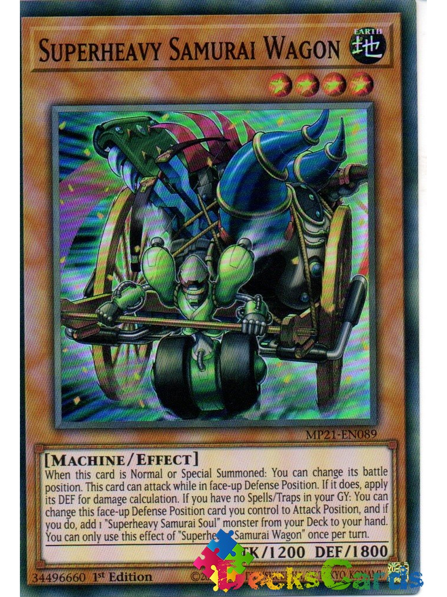 Superheavy Samurai Wagon - MP21-EN089 - Super Rare 1st Edition 1