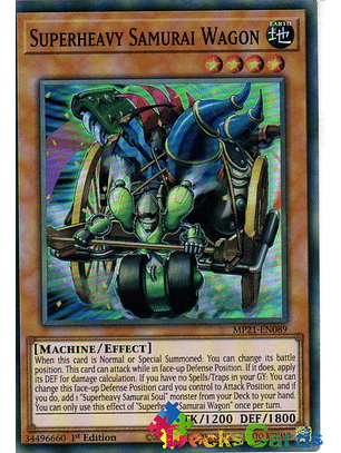 Superheavy Samurai Wagon - MP21-EN089 - Super Rare 1st Edition