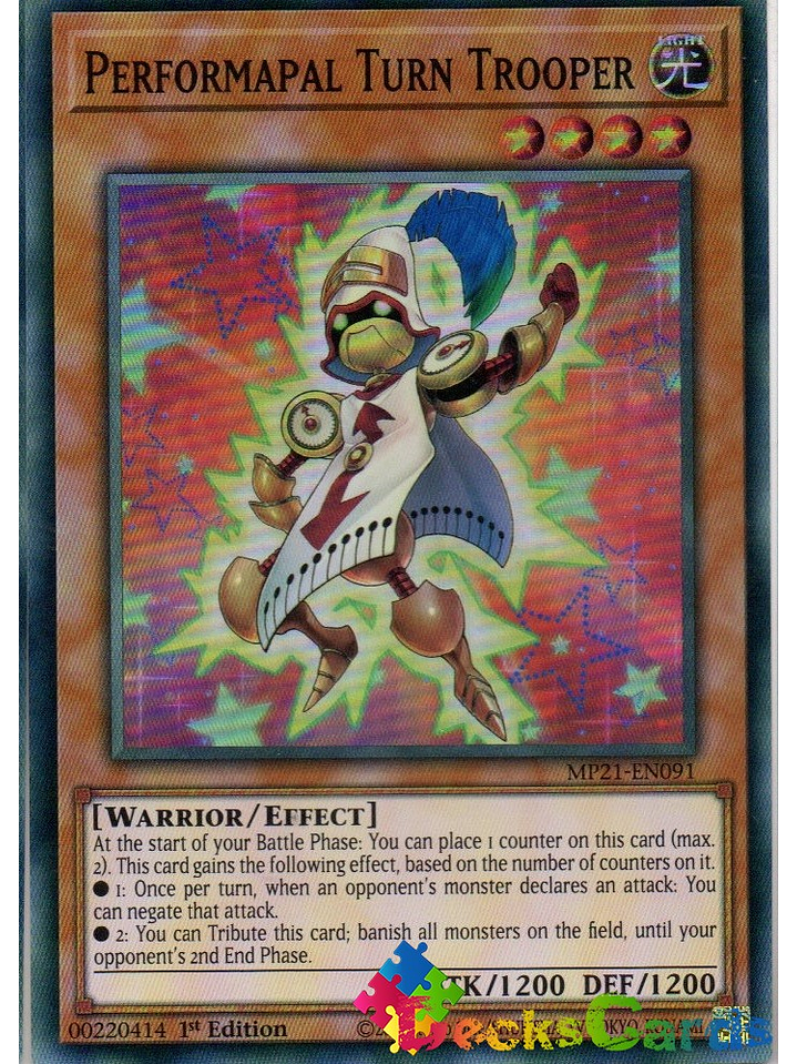 Performapal Turn Trooper - MP21-EN091 - Super Rare 1st Edition 1