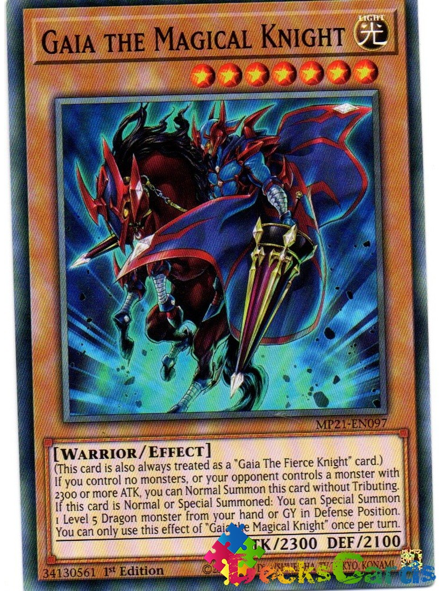 Gaia the Magical Knight - MP21-EN097 - Common 1st Edition 1