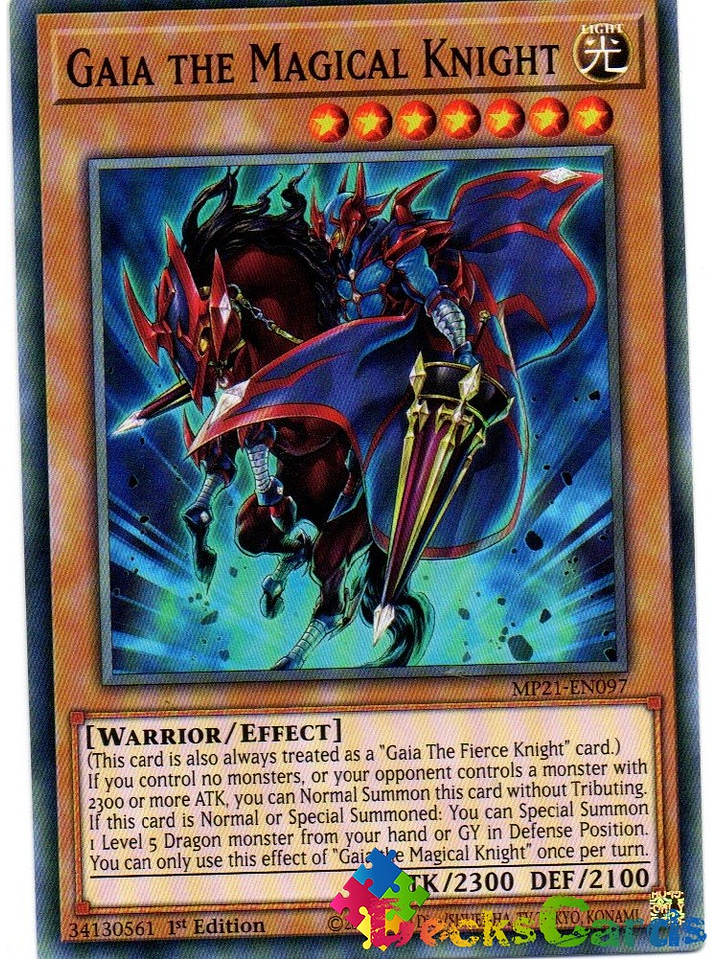 Gaia the Magical Knight - MP21-EN097 - Common 1st Edition 1