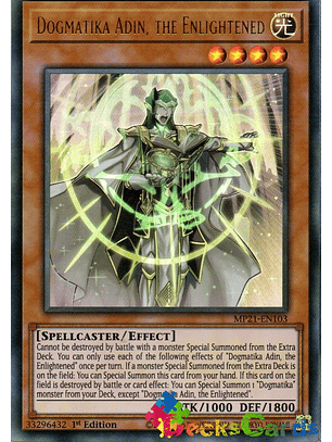 Dogmatika Adin, the Enlightened - MP21-EN103 - Ultra Rare 1st Edition