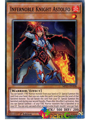Infernoble Knight Astolfo - MP21-EN108 - Common 1st Edition