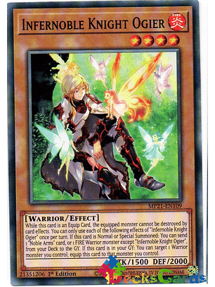 Infernoble Knight Ogier - MP21-EN109 - Common 1st Edition