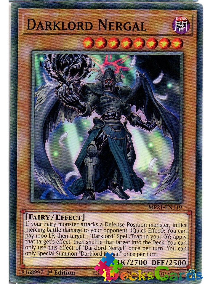 Darklord Nergal - MP21-EN119 - Common 1st Edition 1
