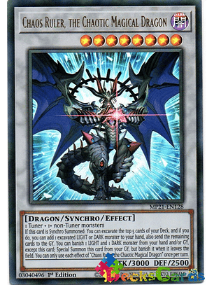 Chaos Ruler, the Chaotic Magical Dragon - MP21-EN128 - Ultra Rare 1st Edition