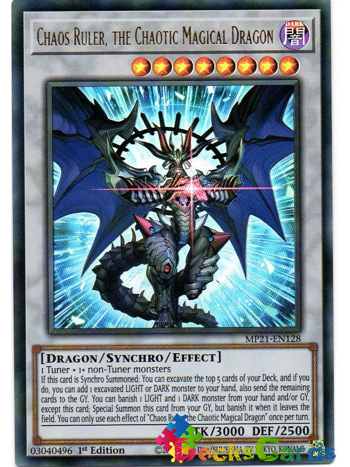 Chaos Ruler, the Chaotic Magical Dragon - MP21-EN128 - Ultra Rare 1st Edition 1