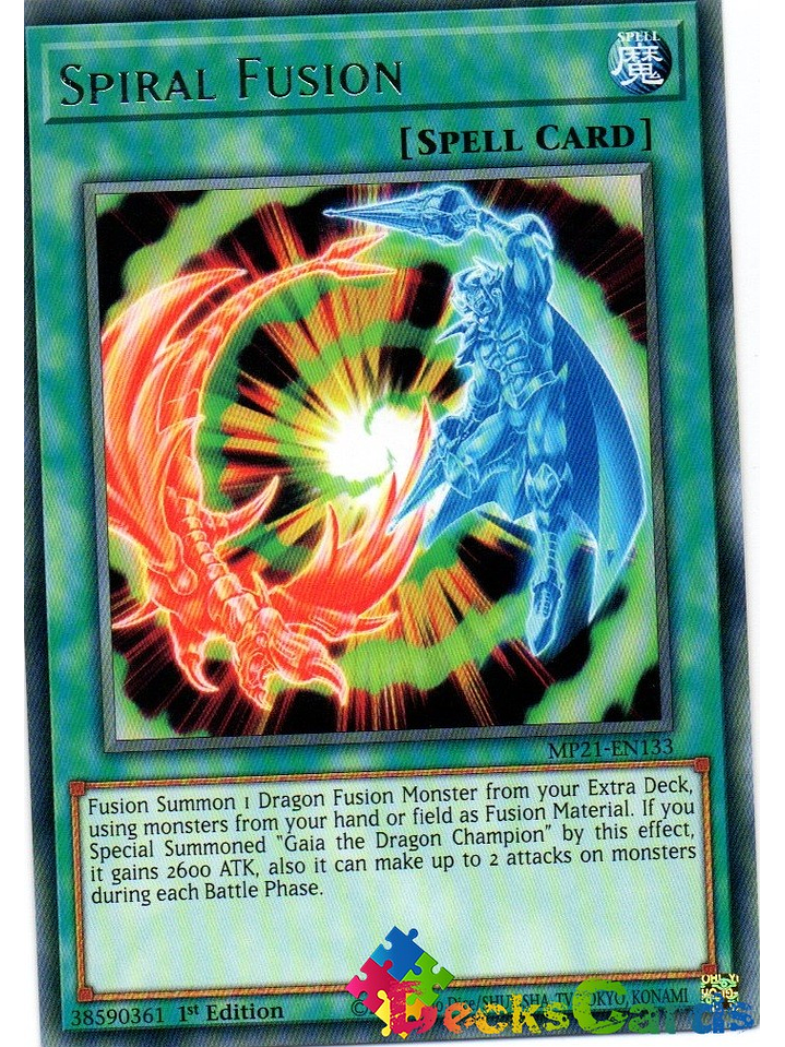 Spiral Fusion - MP21-EN133 - Rare 1st Edition 1