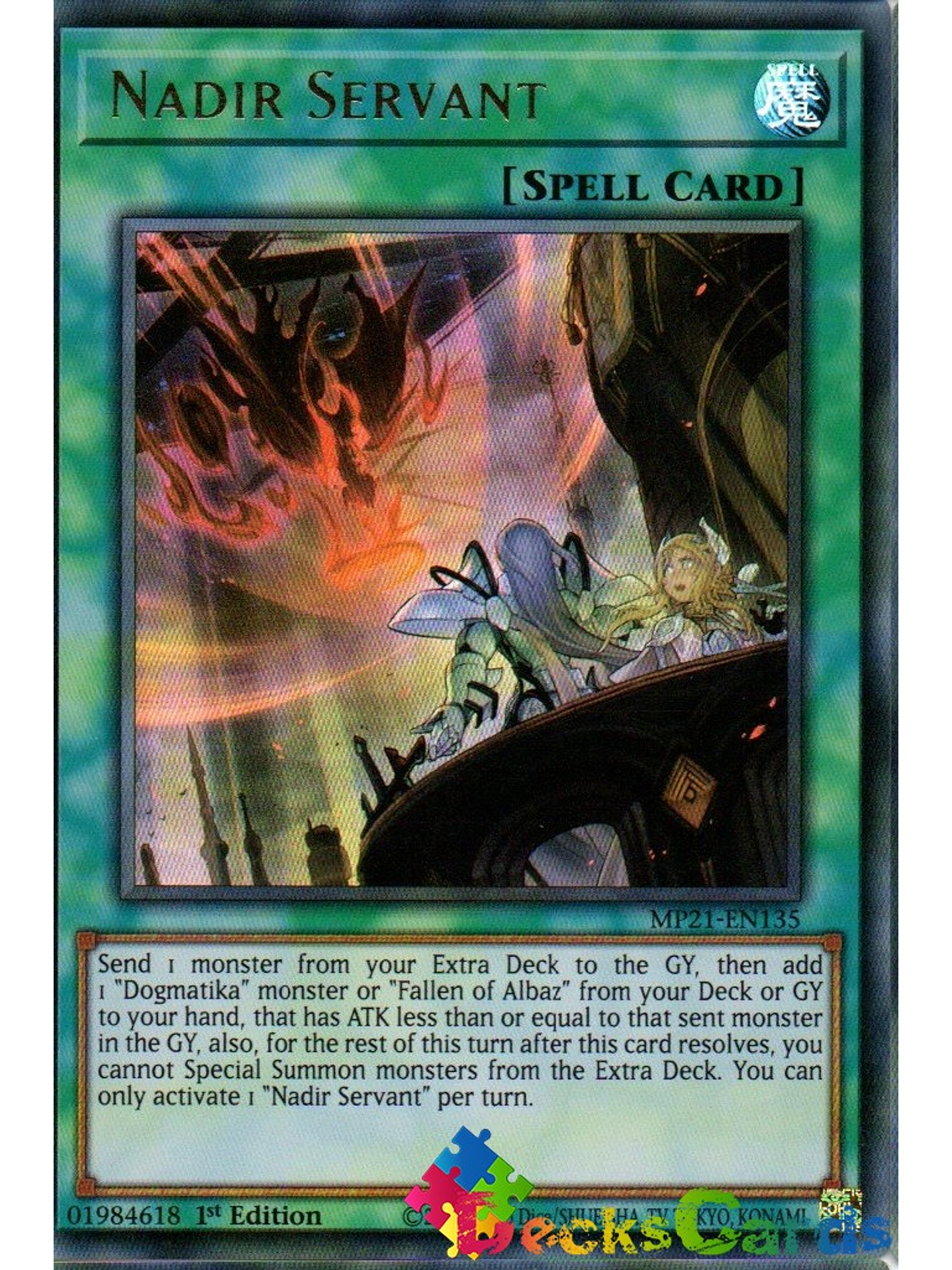 Nadir Servant - MP21-EN135 - Ultra Rare 1st Edition 1