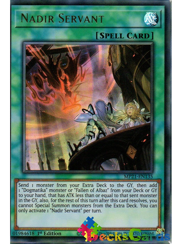 Nadir Servant - MP21-EN135 - Ultra Rare 1st Edition 1