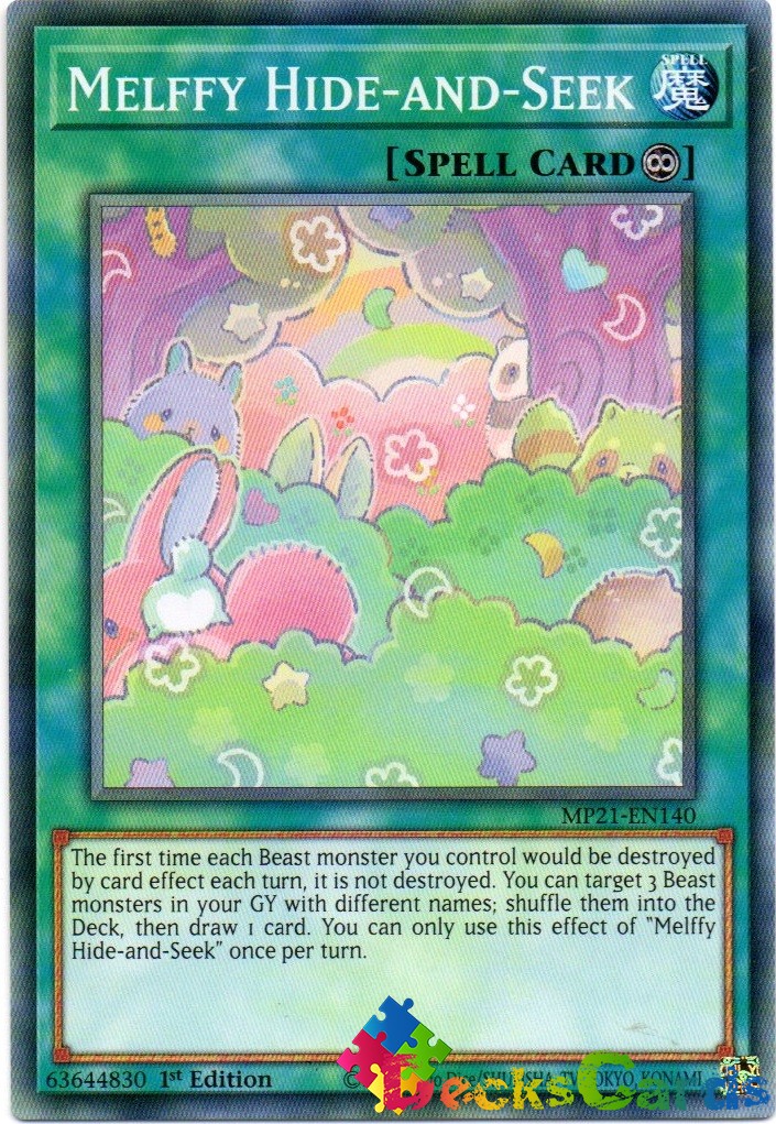 Melffy Hide-and-Seek - MP21-EN140 - Common 1st Edition