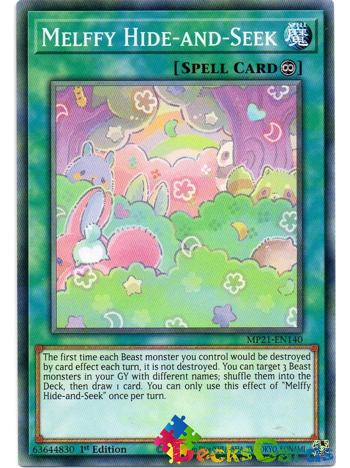 Melffy Hide-and-Seek - MP21-EN140 - Common 1st Edition 1