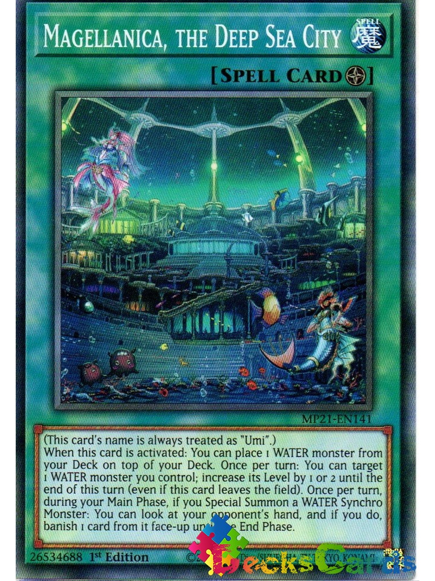 Magellanica, the Deep Sea City - MP21-EN141 - Common 1st Edition 1