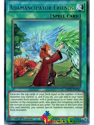 Adamancipator Friends - MP21-EN142 - Rare 1st Edition