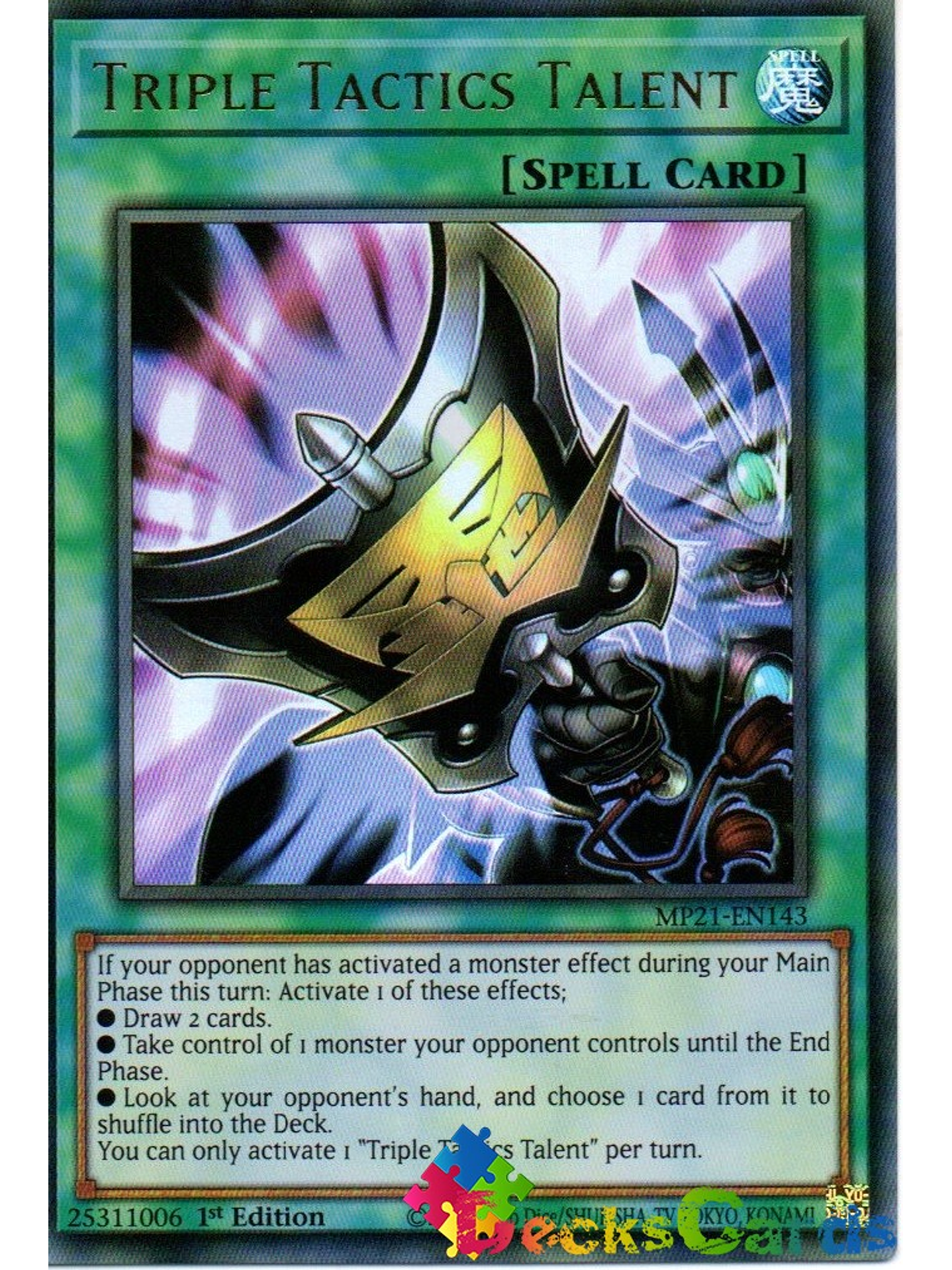Triple Tactics Talent - MP21-EN143 - Ultra Rare 1st Edition 1