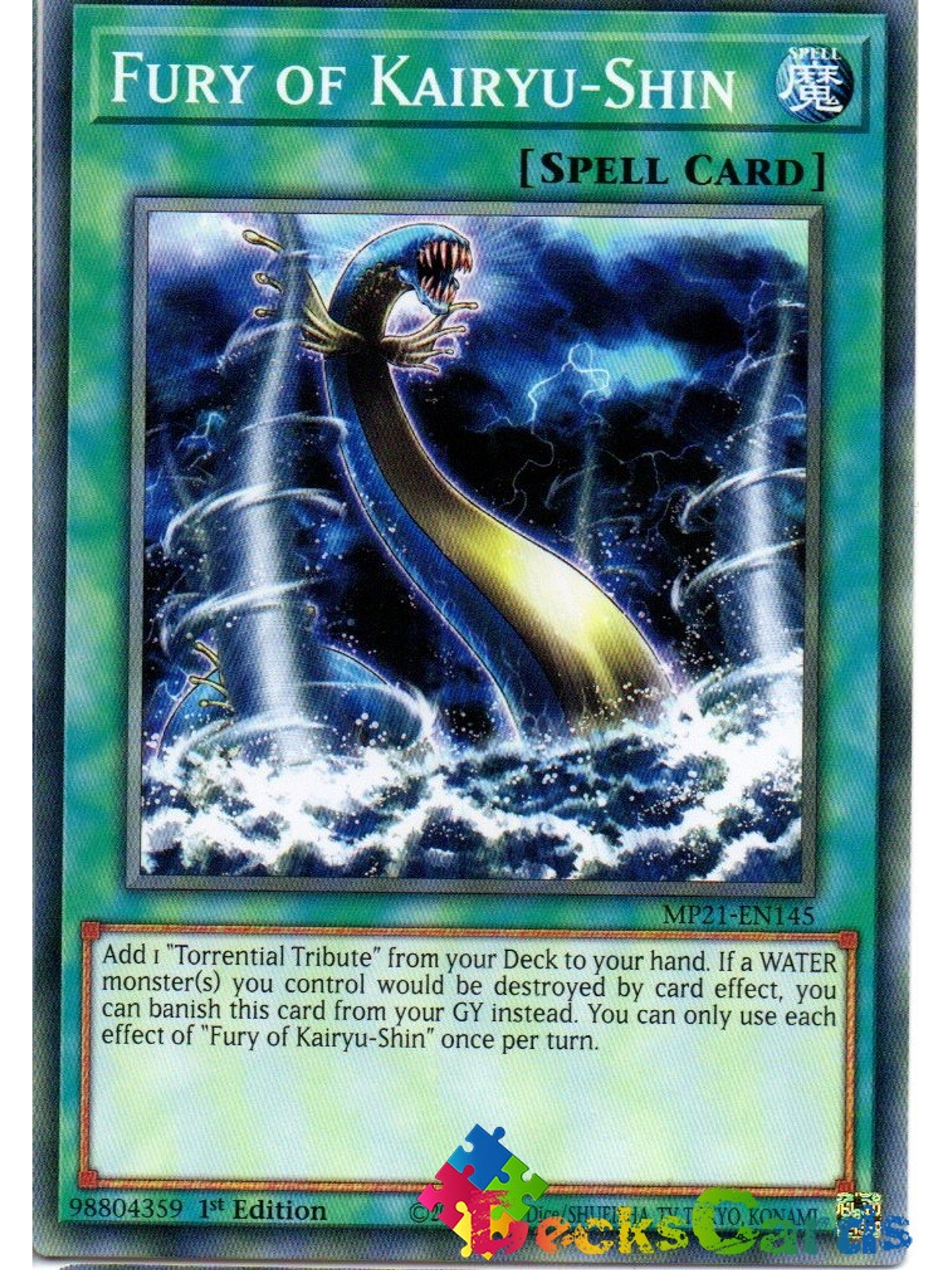 Fury of Kairyu-Shin - MP21-EN145 - Common 1st Edition 1