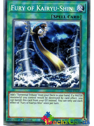 Fury of Kairyu-Shin - MP21-EN145 - Common 1st Edition