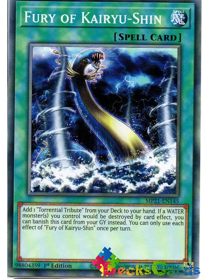 Fury of Kairyu-Shin - MP21-EN145 - Common 1st Edition 1