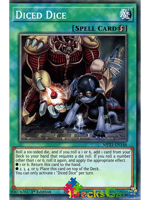 Diced Dice - MP21-EN146 - Common 1st Edition