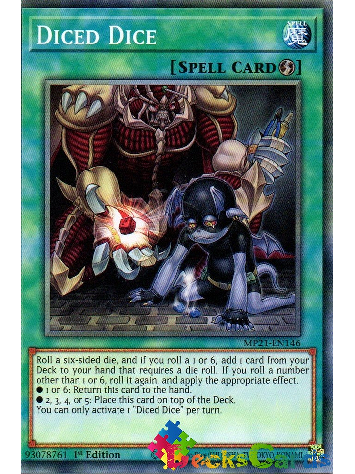 Diced Dice - MP21-EN146 - Common 1st Edition 1