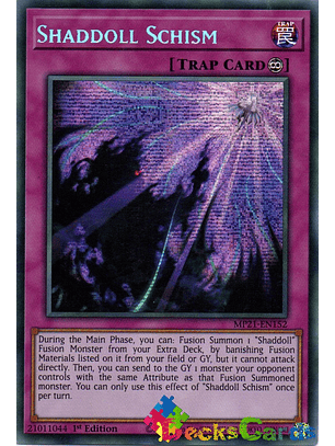 Shaddoll Schism - MP21-EN152 - Prismatic Secret Rare 1st Edition