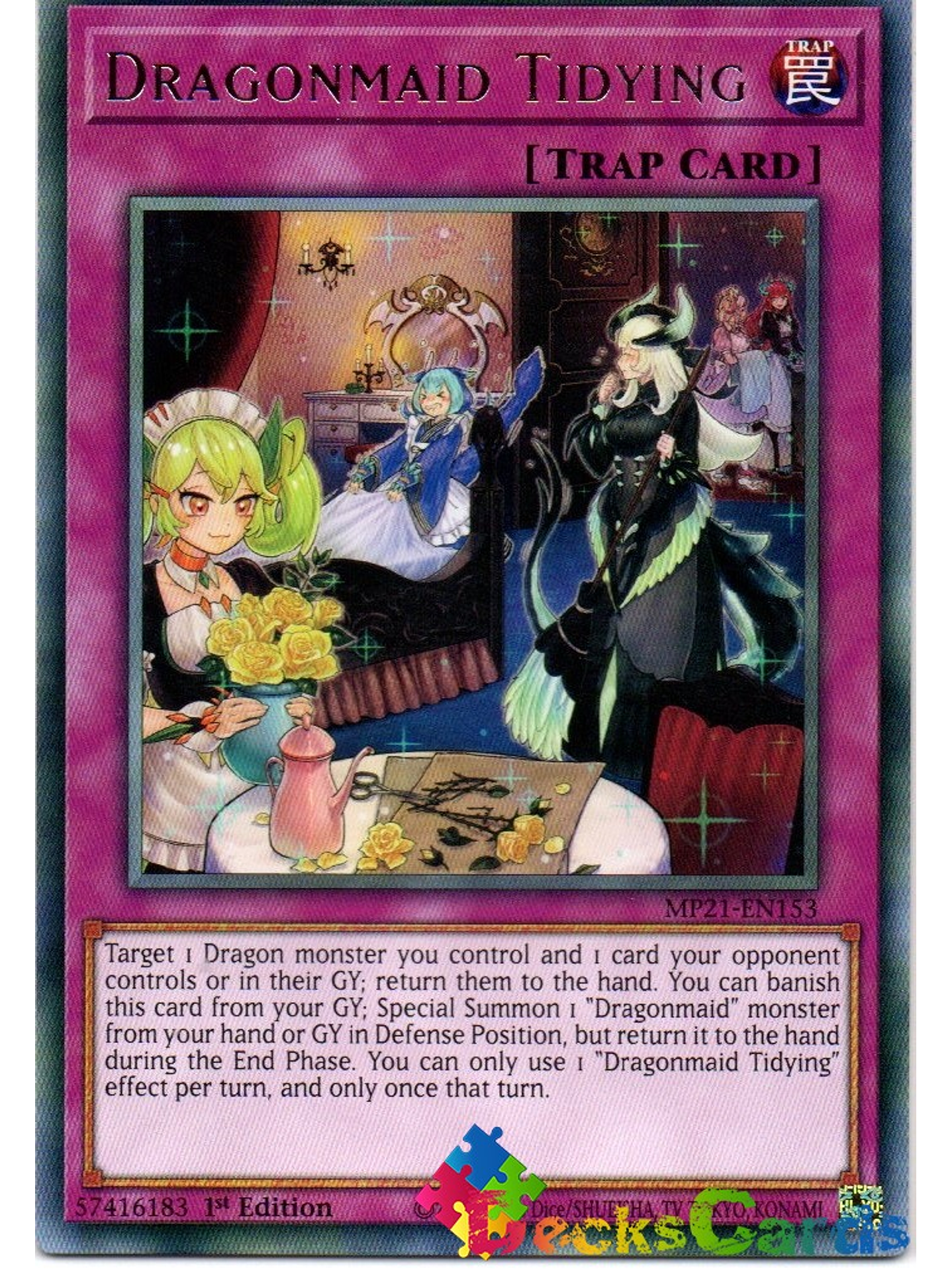 Dragonmaid Tidying - MP21-EN153 - Rare 1st Edition 1