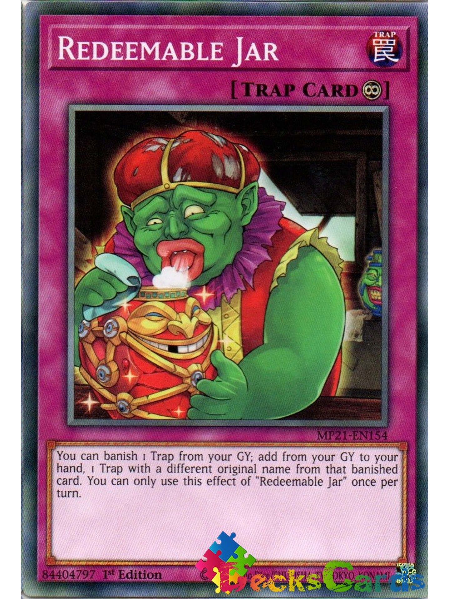 Redeemable Jar - MP21-EN154 - Common 1st Edition 1