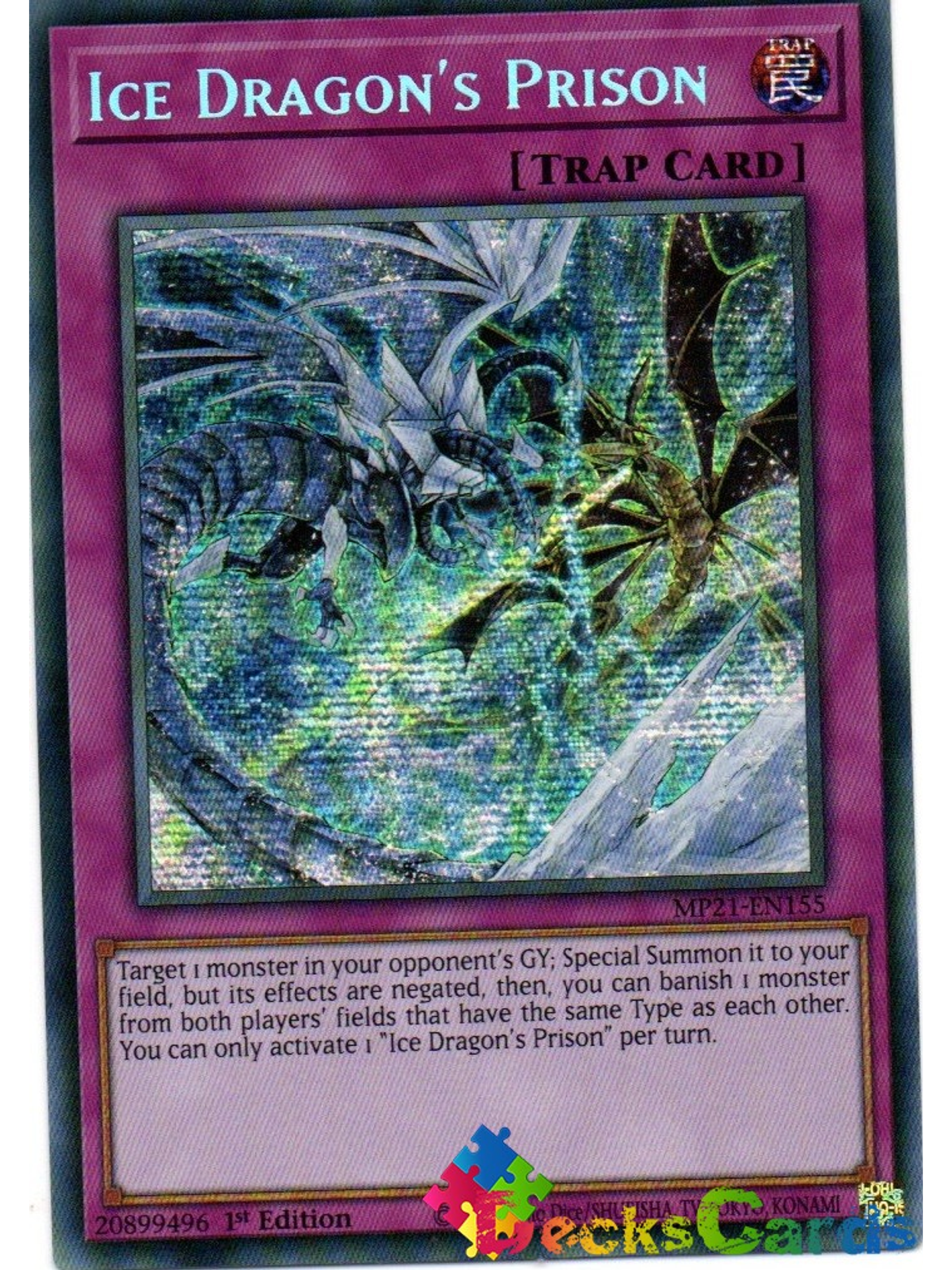 Ice Dragon's Prison - MP21-EN155 - Prismatic Secret Rare 1st Edition 1