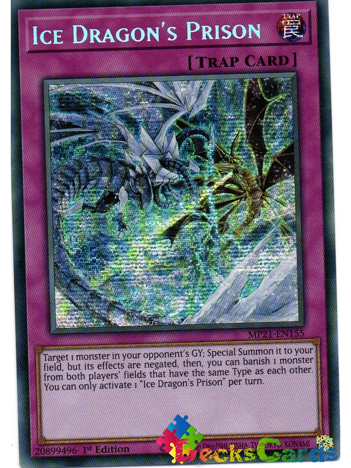 Ice Dragon's Prison - MP21-EN155 - Prismatic Secret Rare 1st Edition 1