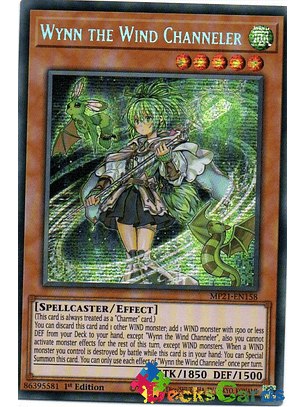 Wynn the Wind Channeler - MP21-EN158 - Prismatic Secret Rare 1st Edition