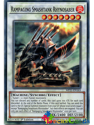 Rampaging Smashtank Rhynosaber - MP21-EN163 - Common 1st Edition