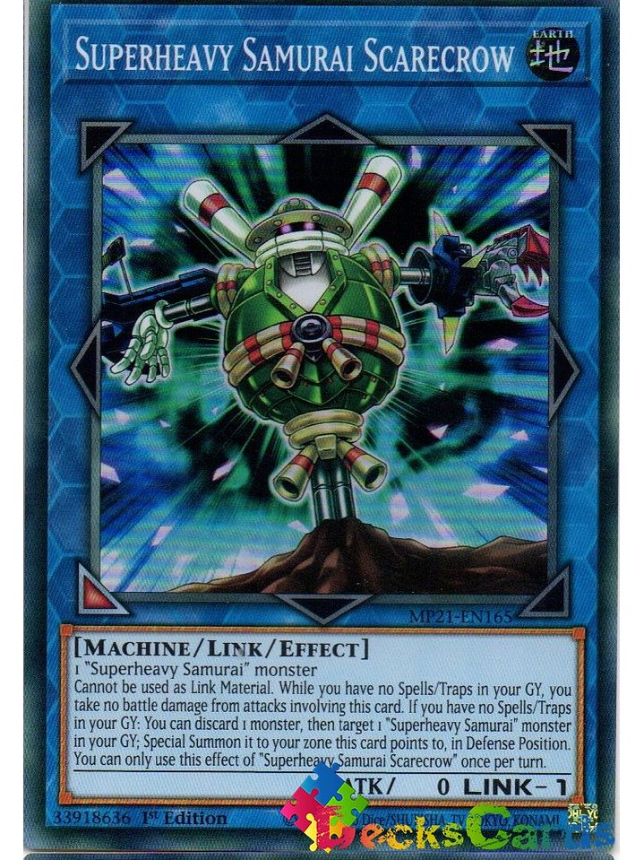 Superheavy Samurai Scarecrow - MP21-EN165 - Super Rare 1st Edition 1